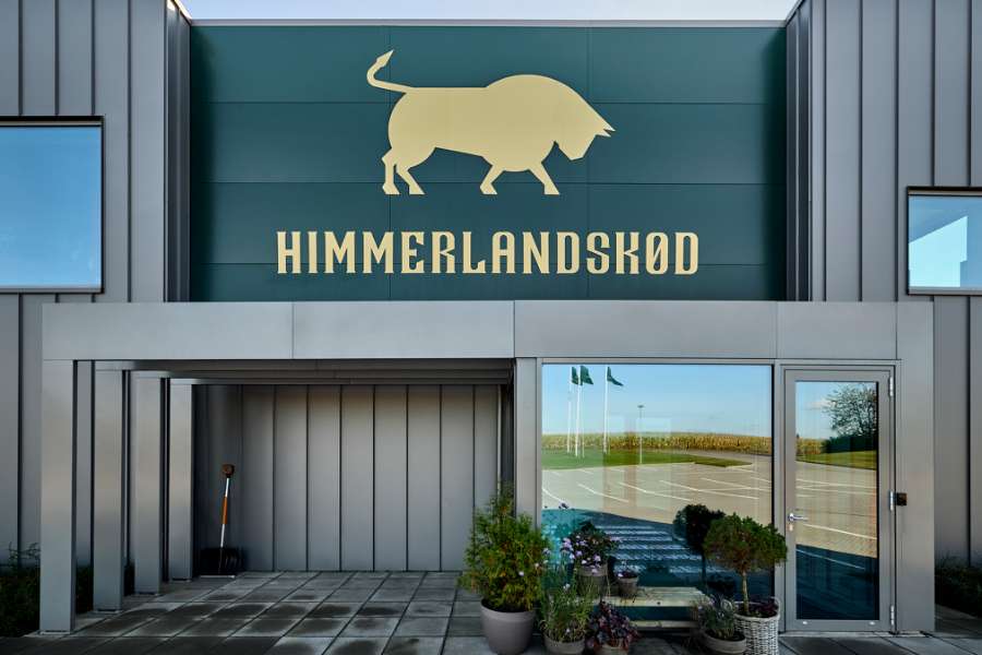 Stahlverkleidetes Schlachthof-Kraftzentrum in Himmerland, Himmerlandskød, Nordre Ringvej 99, 9620 Aalestrup, Dänemark
